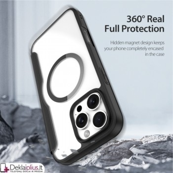 Dux Ducis Skin X Pro dirbtinos odos dėklas su magsafe (Apple Iphone 16 Pro Max)